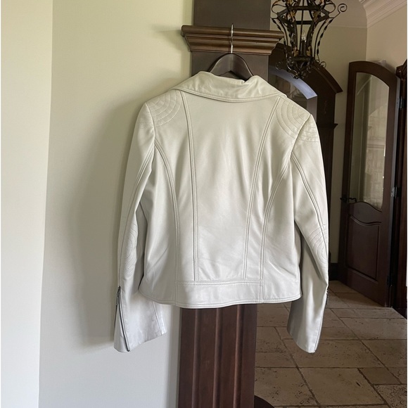 Sandra Angelozzi Leather Coat…Size 40 - Picture 5 of 9